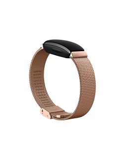 Inspire 2,Stainless Steel Mesh,Rose Gold Stainless Steel,one Size