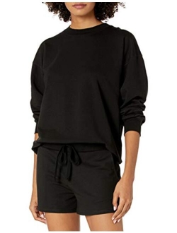 Women's Margot Loose Long Sleeve Crewneck Drop Shoulder Sweatshirt