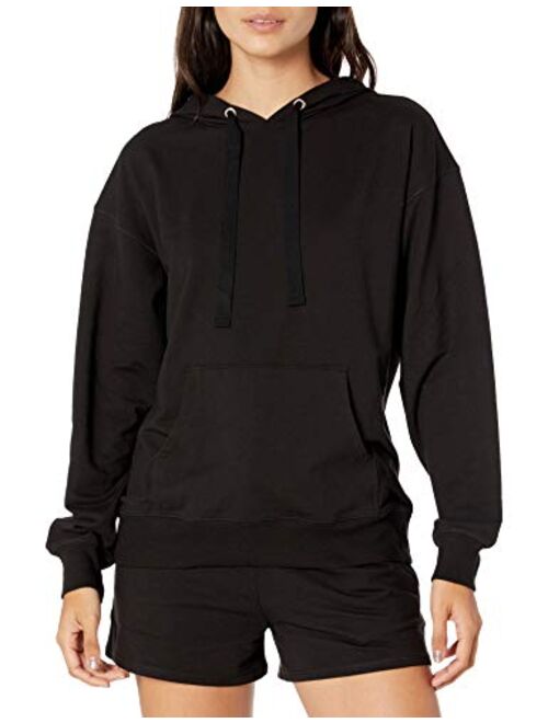 The Drop Women's Remi Loose French Terry Long Sleeve Hoodie Sweatshirt