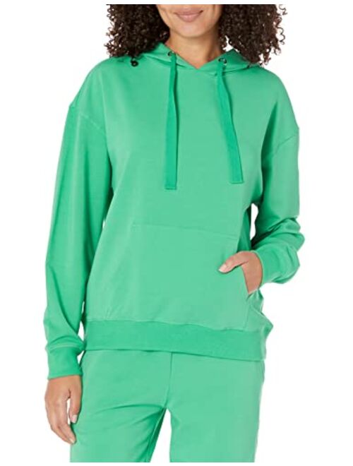 The Drop Women's Remi Loose French Terry Long Sleeve Hoodie Sweatshirt