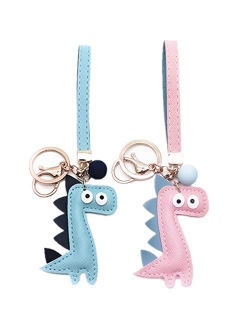 MUAMAX Dinosaur Key Chains for Women Girl Girlfriend,Bag charm,Keychain for Car Keys,Gift for Her