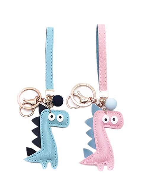 MUAMAX Dinosaur Key Chains for Women Girl Girlfriend,Bag charm,Keychain for Car Keys,Gift for Her