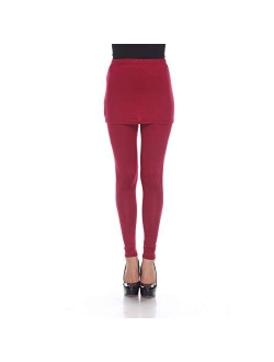 Women's Full Length Skirted Leggings Yoga Pants