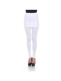 Women's Full Length Skirted Leggings Yoga Pants