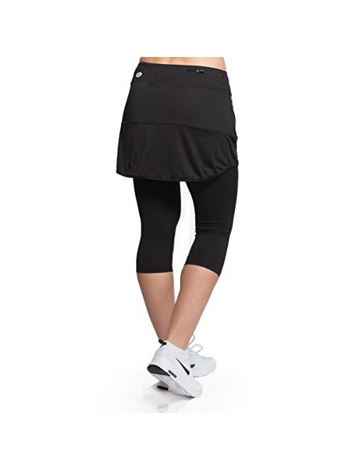 Alex + Abby Women's Endurance Skirted Capri Legging