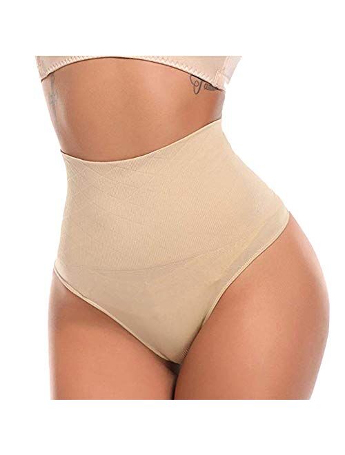 MOVWIN Tummy Control Body Shaper Shorts - High Waist Thigh Slimmer