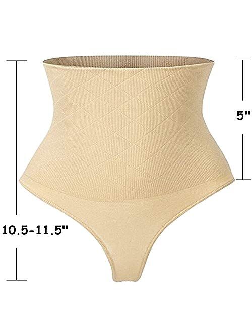 AIMILIA Butt Lifter Shapewear Sexy Thong Panties Underwear Tummy Control Womens Body Shaper Slimmer Waist Cincher Trainer