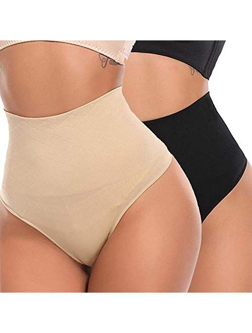 AIMILIA Butt Lifter Shapewear Sexy Thong Panties Underwear Tummy Control Womens Body Shaper Slimmer Waist Cincher Trainer