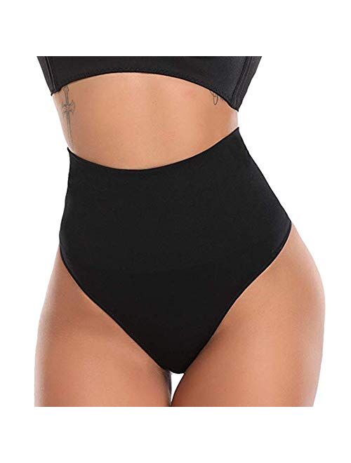 AIMILIA Butt Lifter Shapewear Sexy Thong Panties Underwear Tummy Control Womens Body Shaper Slimmer Waist Cincher Trainer