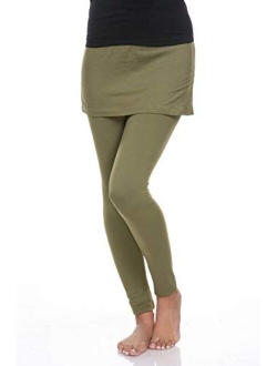 Casual Stylish Skirted Legging Pants for Women