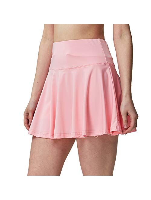 Women's Active Athletic Built-in Shorts Skirt Performance Skort with Pockets for Running Golf Tennis Yoga(S-3XL=US XS-2XL)