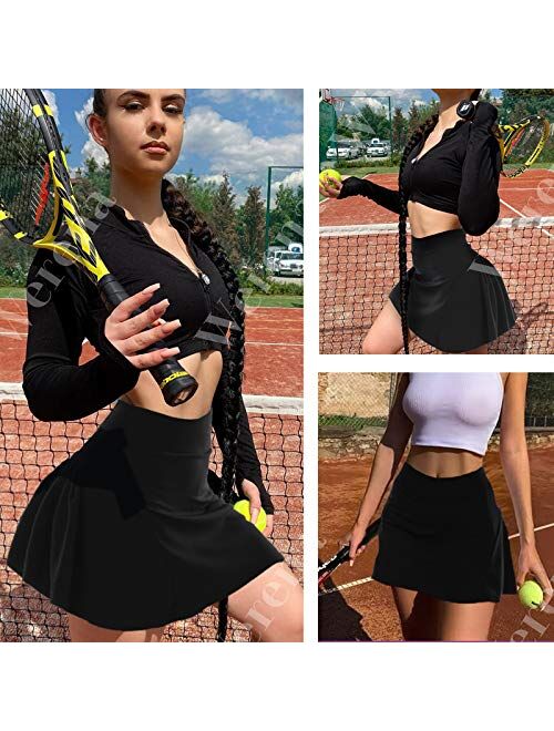 Buy Pleated Tennis Skirts for Women with Pockets Shorts Athletic