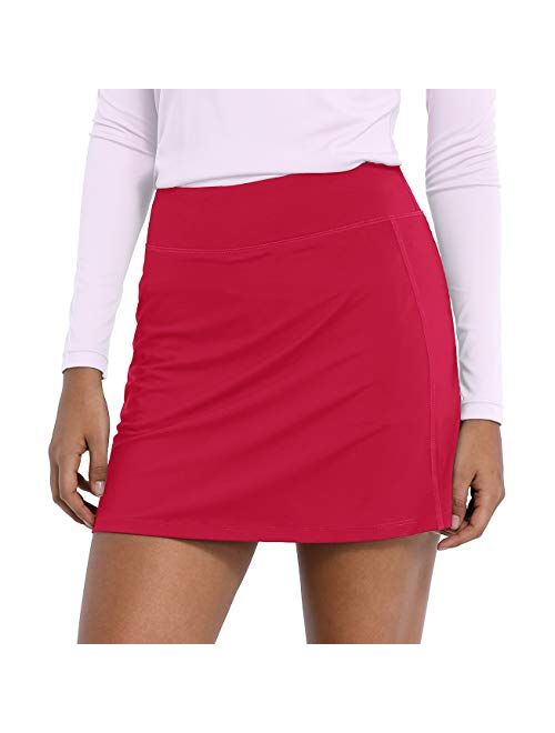 CQC Women's Active Athletic Skirt Sports Golf Tennis Running Skort with Pockets