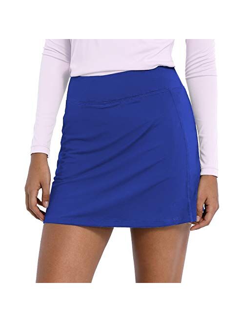 CQC Women's Active Athletic Skirt Sports Golf Tennis Running Skort with Pockets