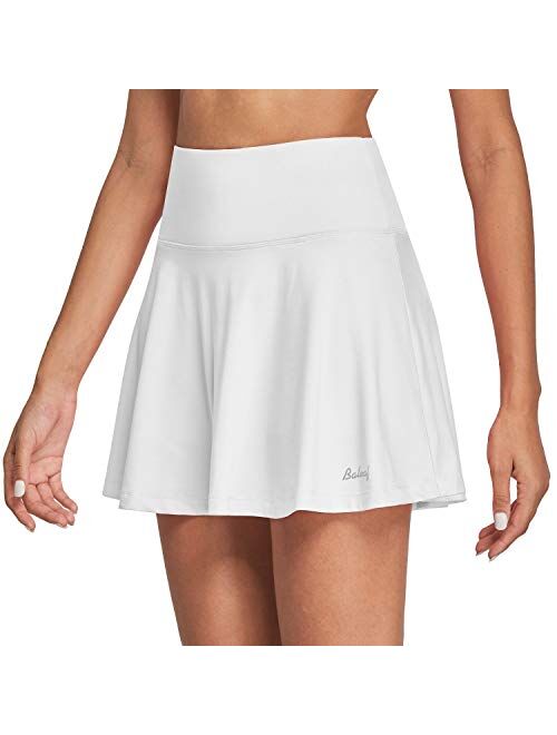 BALEAF Women's High Waisted Tennis Skirt Golf Active Sport Running Skorts Skirts Ball Pockets