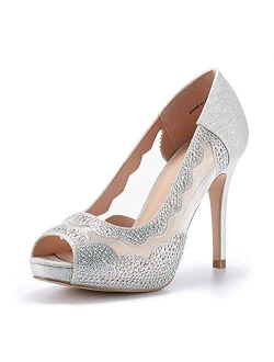 Women's Divine-01 High Heels Dress Pump Shoes