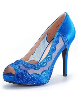 Women's Divine-01 High Heels Dress Pump Shoes