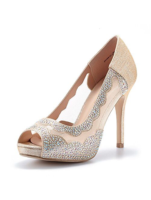 DREAM PAIRS Women's Divine-01 High Heels Dress Pump Shoes