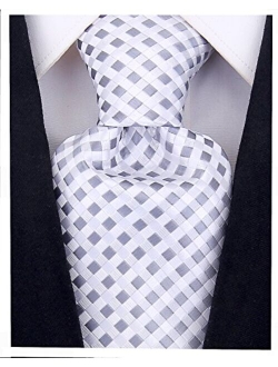 Checkerboard Ties for Men - Woven Necktie - Mens Ties Neck Tie by Scott Allan