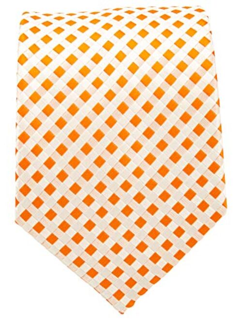 Checkerboard Ties for Men - Woven Necktie - Mens Ties Neck Tie by Scott Allan