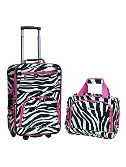 Rockland Fashion Softside Upright Luggage Set