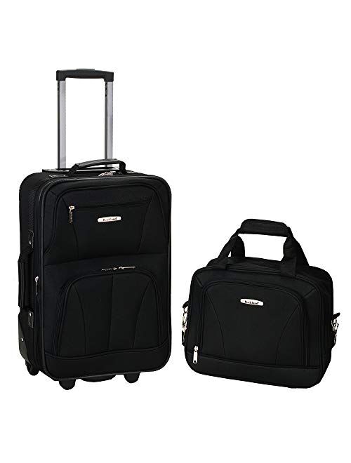 Rockland Fashion Softside Upright Luggage Set