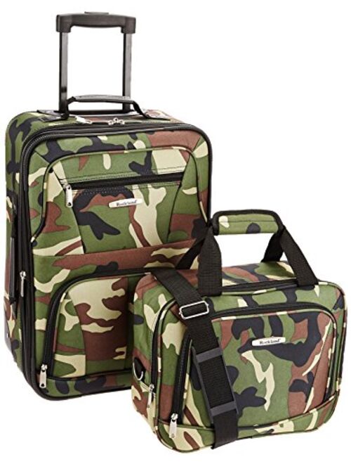 Rockland Fashion Softside Upright Luggage Set