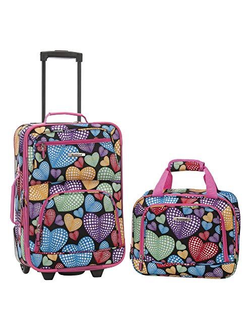 Rockland Fashion Softside Upright Luggage Set