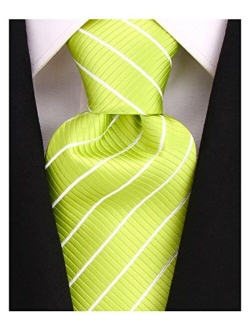 Striped Ties for Men - Woven Necktie - Mens Ties Neck Tie by Scott Allan