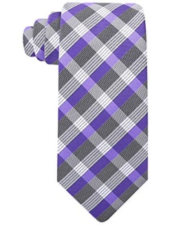 Check Stripe Ties for Men - Woven Necktie - Mens Ties Neck Tie by Scott Allan