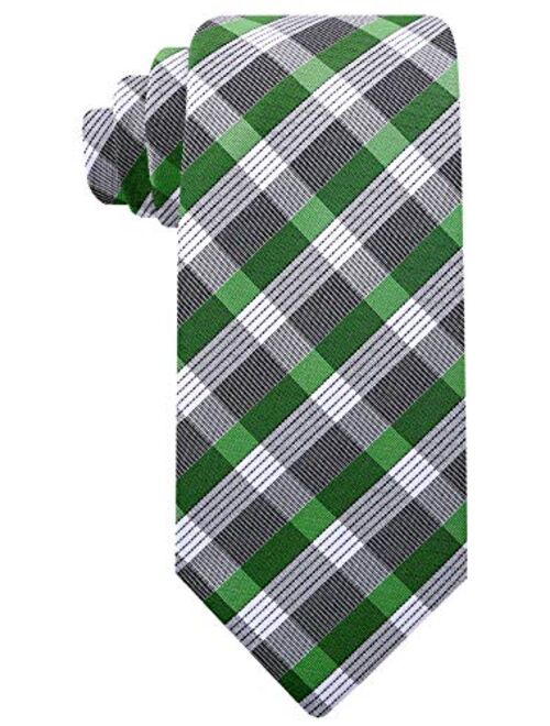 Check Stripe Ties for Men - Woven Necktie - Mens Ties Neck Tie by Scott Allan