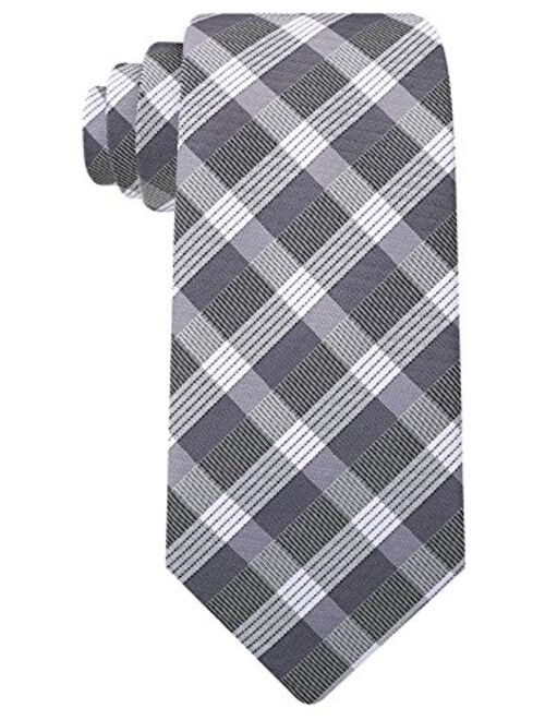 Check Stripe Ties for Men - Woven Necktie - Mens Ties Neck Tie by Scott Allan