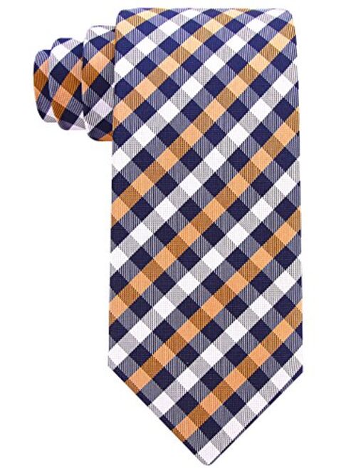 Gingham Plaid Ties for Men - Woven Necktie - Mens Ties Neck Tie by Scott Allan