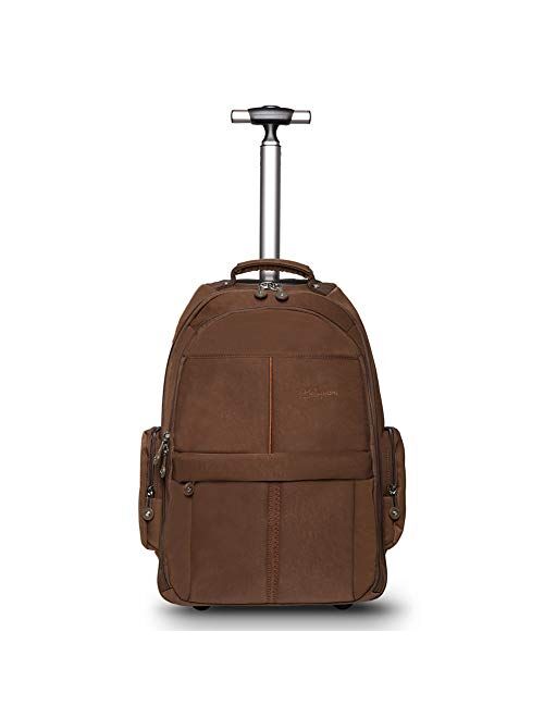 HollyHOME 20 inches Large Storage Multifunction Travel Wheeled Rolling Laptop Backpack Luggage