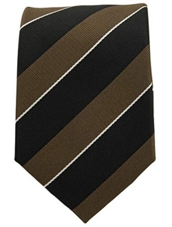 College Striped Ties for Men - Woven Necktie - Mens Ties Neck Tie by Scott Allan