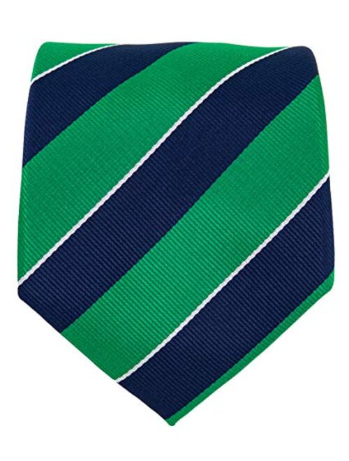 College Striped Ties for Men - Woven Necktie - Mens Ties Neck Tie by Scott Allan