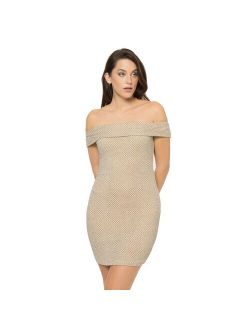 Juniors' B. Smart Off Shoulder Bodycon Dress