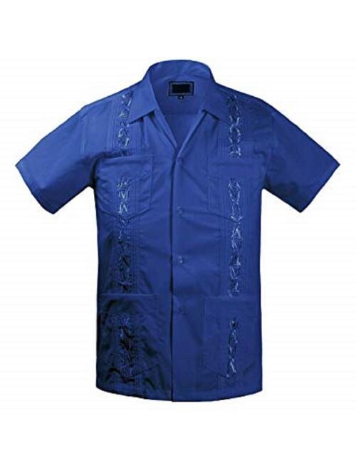 Maximos Guayabera Kids Toddler Junior Beach Wedding Baptism Button-Up Casual Dress Shirt