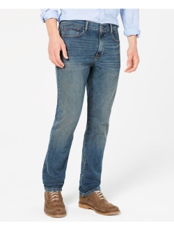 Men's Straight Fit Stretch Jeans, Created for Macy's