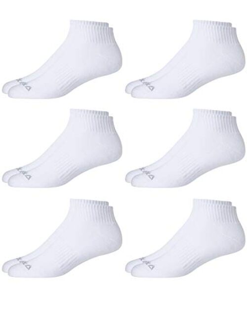 Reebok Rebook Men's Athletic Quarter Socks with Cushion Comfort (6 Pack)