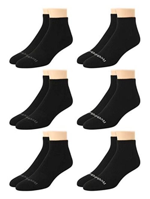 Reebok Rebook Men's Athletic Quarter Socks with Cushion Comfort (6 Pack)