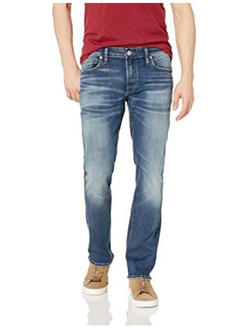 Silver Jeans Co. Men's Allan Classic Fit Slim Leg Jeans