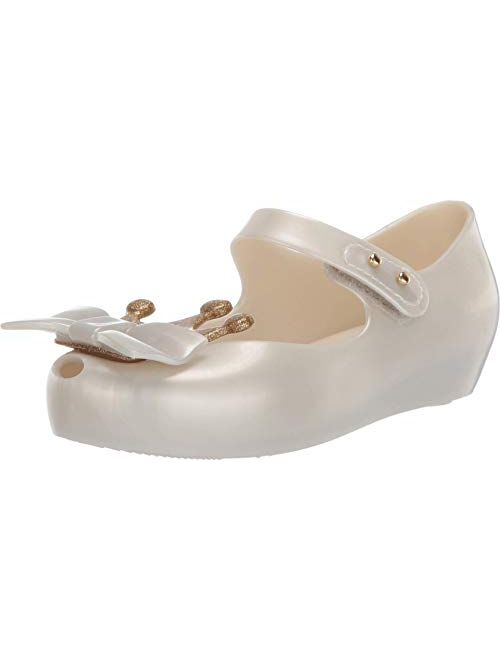 mini melissa Unisex-Child Mini Ultragirl + Disney Mary Jane Flat