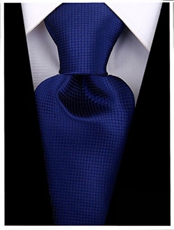 Micro Dot Solid Color Ties for Men - Woven Necktie - Mens Ties Neck Tie