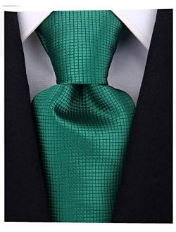 Micro Dot Solid Color Ties for Men - Woven Necktie - Mens Ties Neck Tie