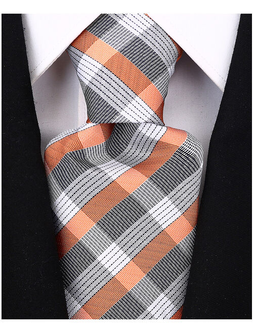 scott allan men's stripe necktie | mens ties in various colors