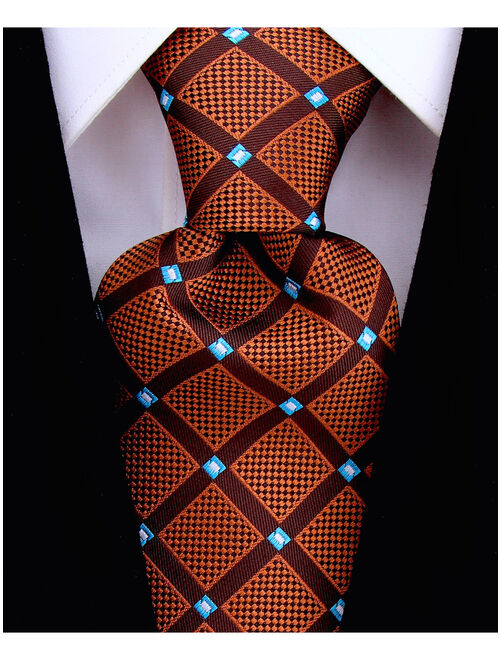 Scott Allan Mens Geometric Necktie