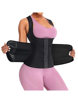 Eleady Best Neoprene Waist Trainer Corset Sweat Vest Weight Loss Body Shaper Workout Tank Tops Women