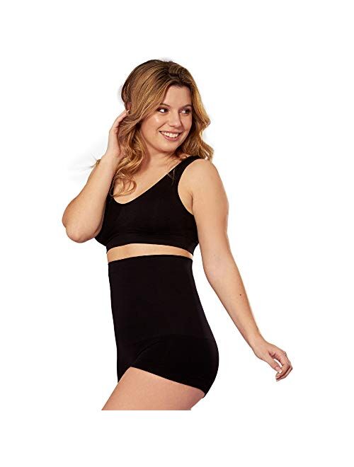 EMPETUA High Waisted Body Shaper Boyshorts Tummy Control Waist Slimming and Back Smoothing Shapewear for Women Plus Size