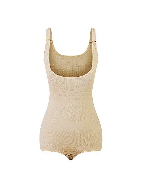 KSKshape Seamless Body Shaper Open Bust Shapewear Firm Control Bodysuit for Women